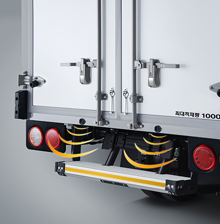 후방 주차거리 경고