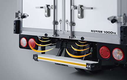 후방 주차거리 경고