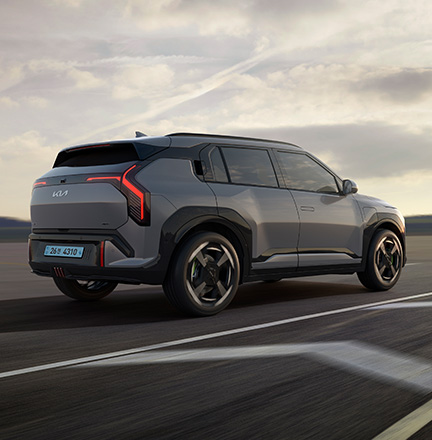 The Kia EV3 GT 후면 디자인