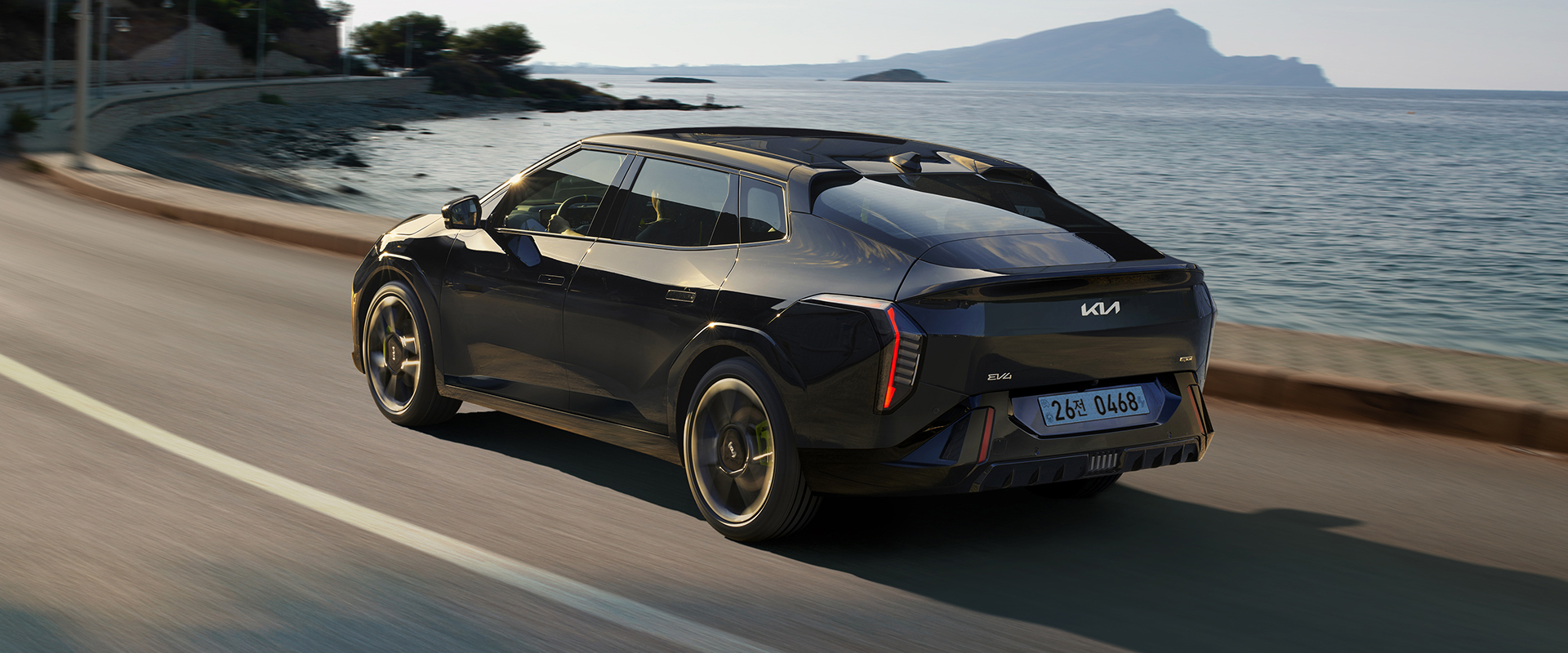 The Kia EV4 GT 외장 후면부