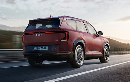 The Kia EV5 GT 후면 디자인