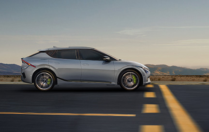 The new EV6 GT 측면 디자인 이미지