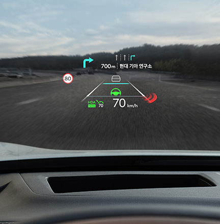 헤드업 디스플레이 이미지